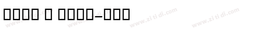 Mier B Bold字体转换